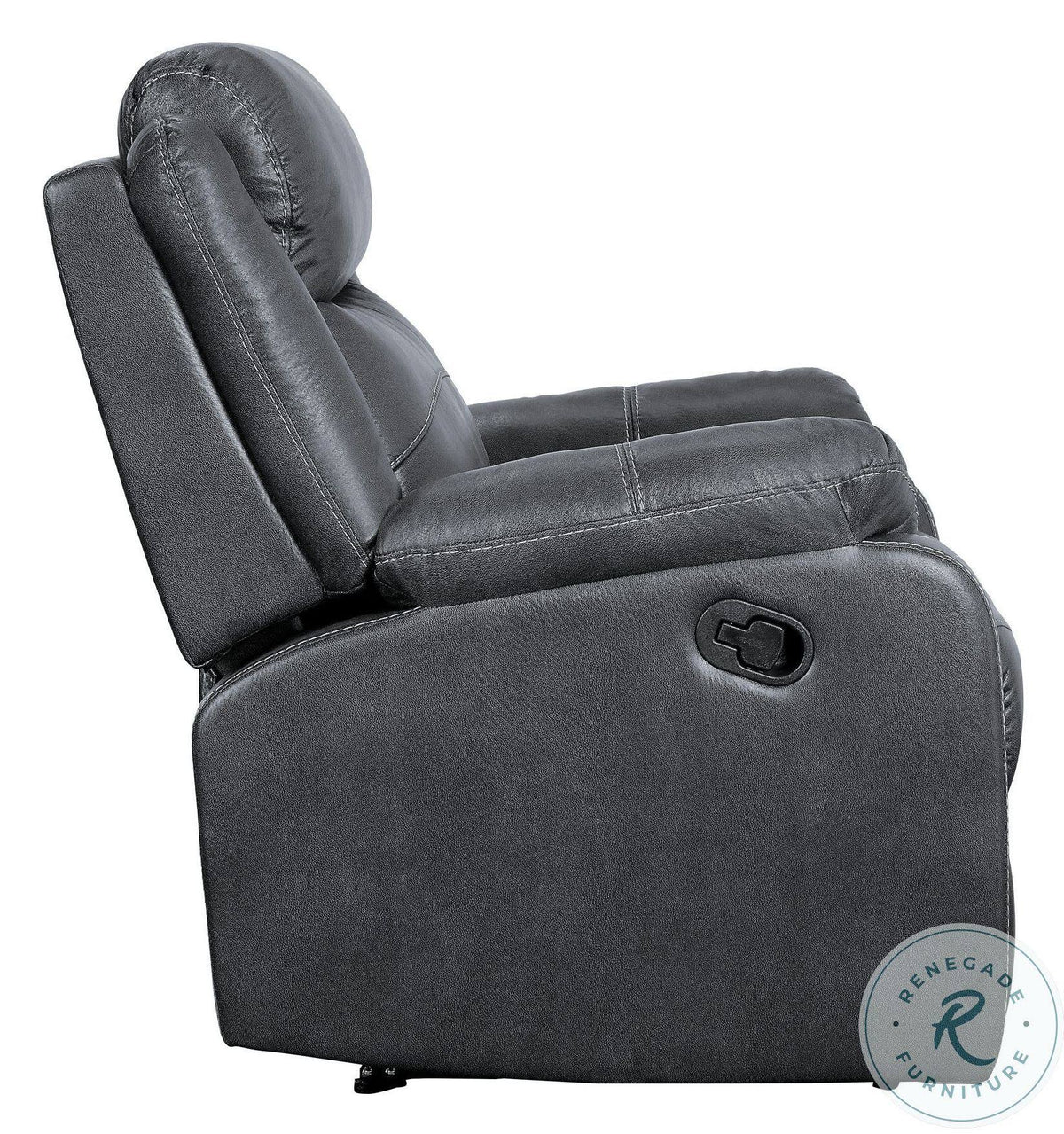 Dark Gray Lay Flat Reclining Chair L949