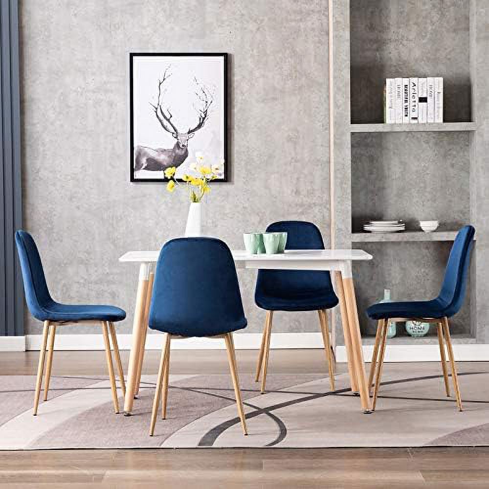 Mid Century Modern Dining Chairs with Metal Legs K977