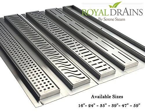 Tile Insert Stainless Steel Shower Drain 30 inch F319738