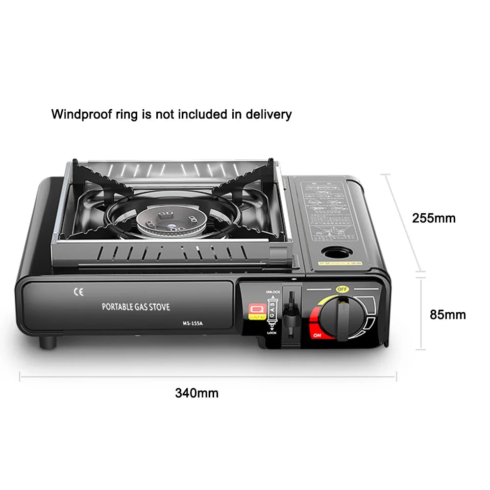 Portable Butane Gas Cassette with Piezo Ignition R462693