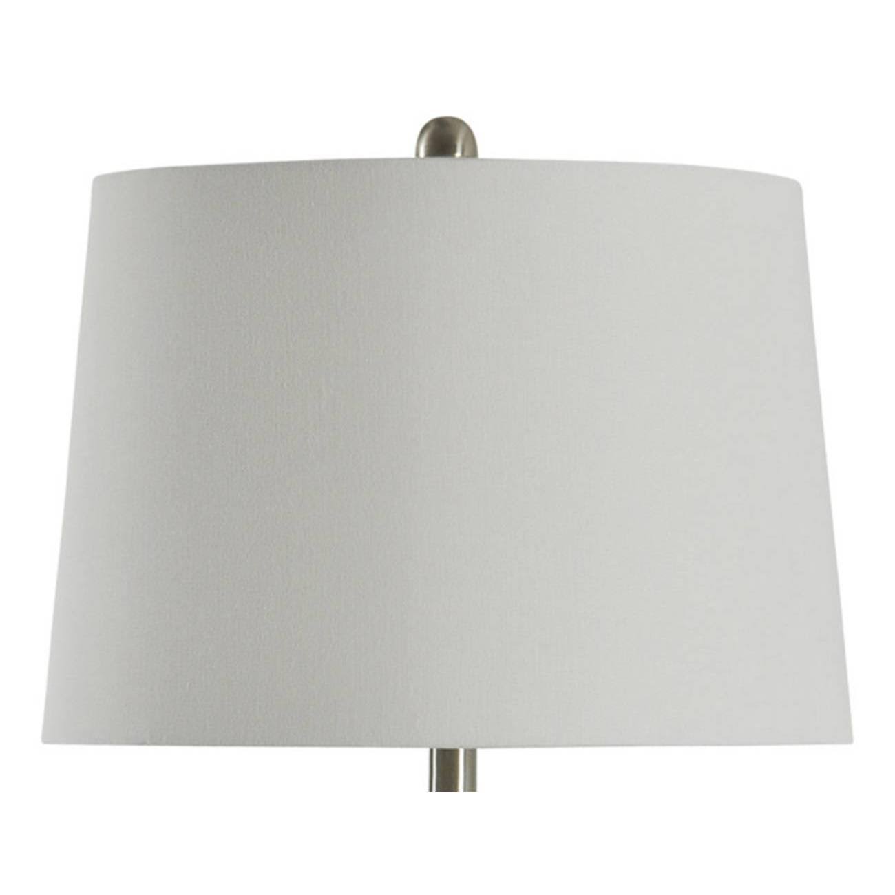 Off White Seeded Glass Table Lamp E655799