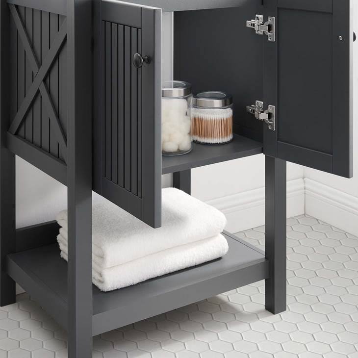 White Bathroom Vanity Cabinet B1464