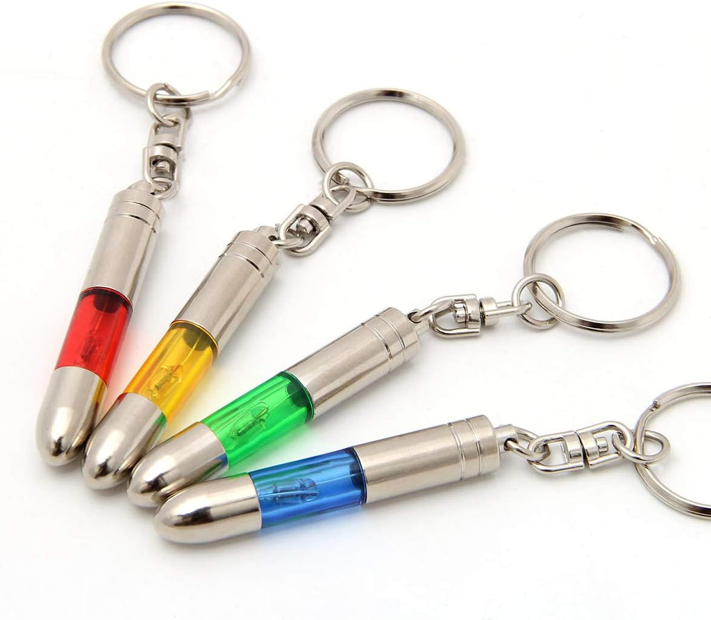 4 Packs Car Static Human Body Static Eliminator Discharger Keychain ESD Tool Sets T4954