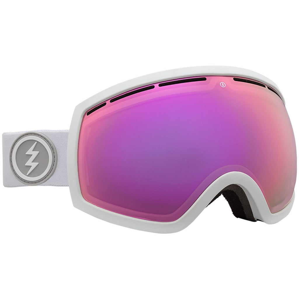 Matte White Goggles with Chrome Lens X1652