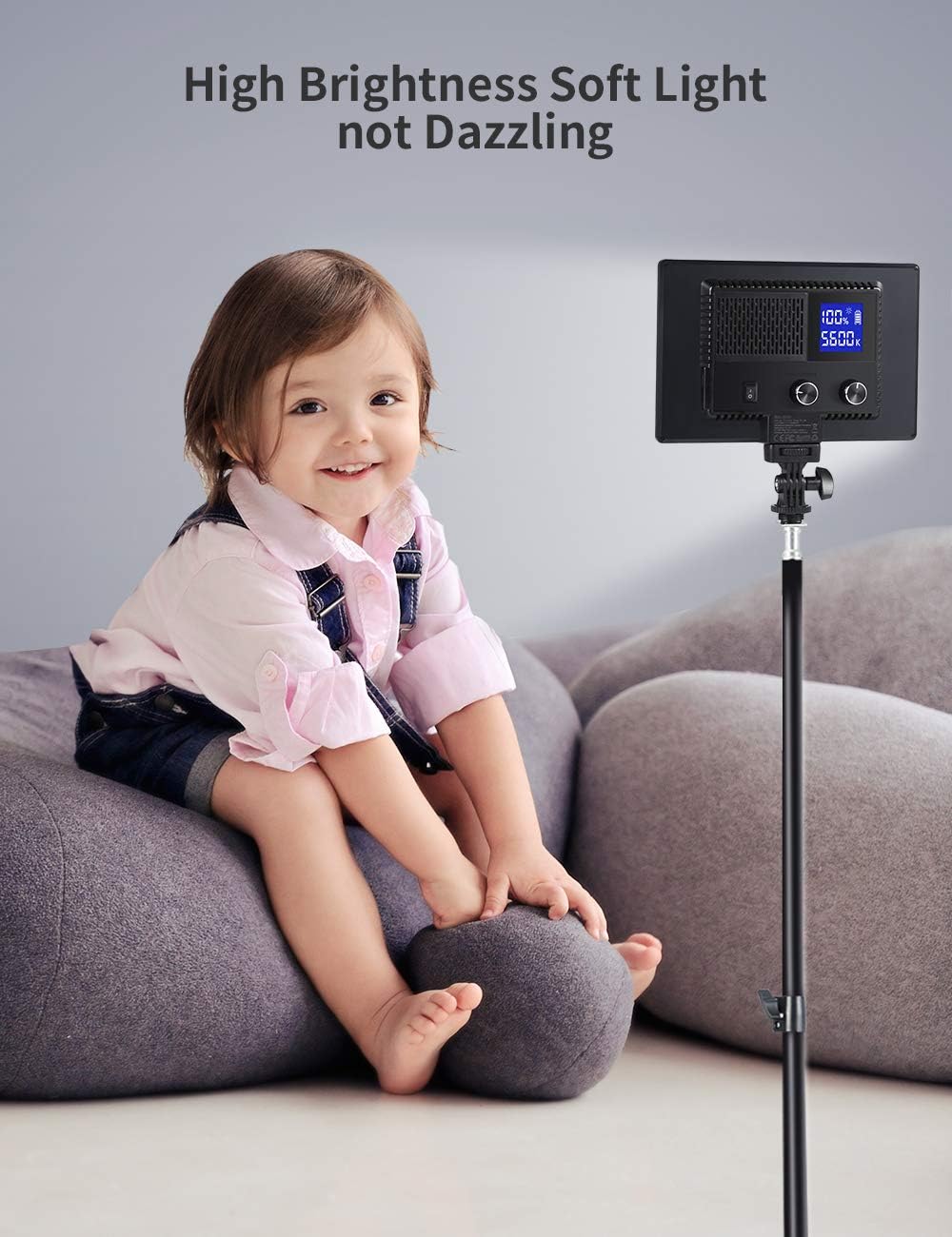 LED Video Light with LCD Display L154159