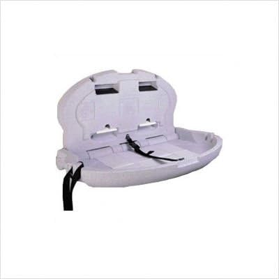 Oval Baby Changing Station Grey Granite D669