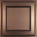 Faux Bronze 2 ft. x 2 ft. Ceiling Panel (Case of 6) V422396