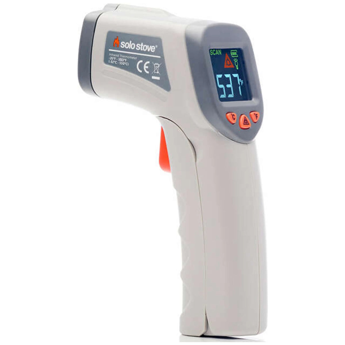 Infrared Thermometer, No Touch, Laser, Digital Temperature Gun with Display, Temp Range -26°F to 1022°F N8893