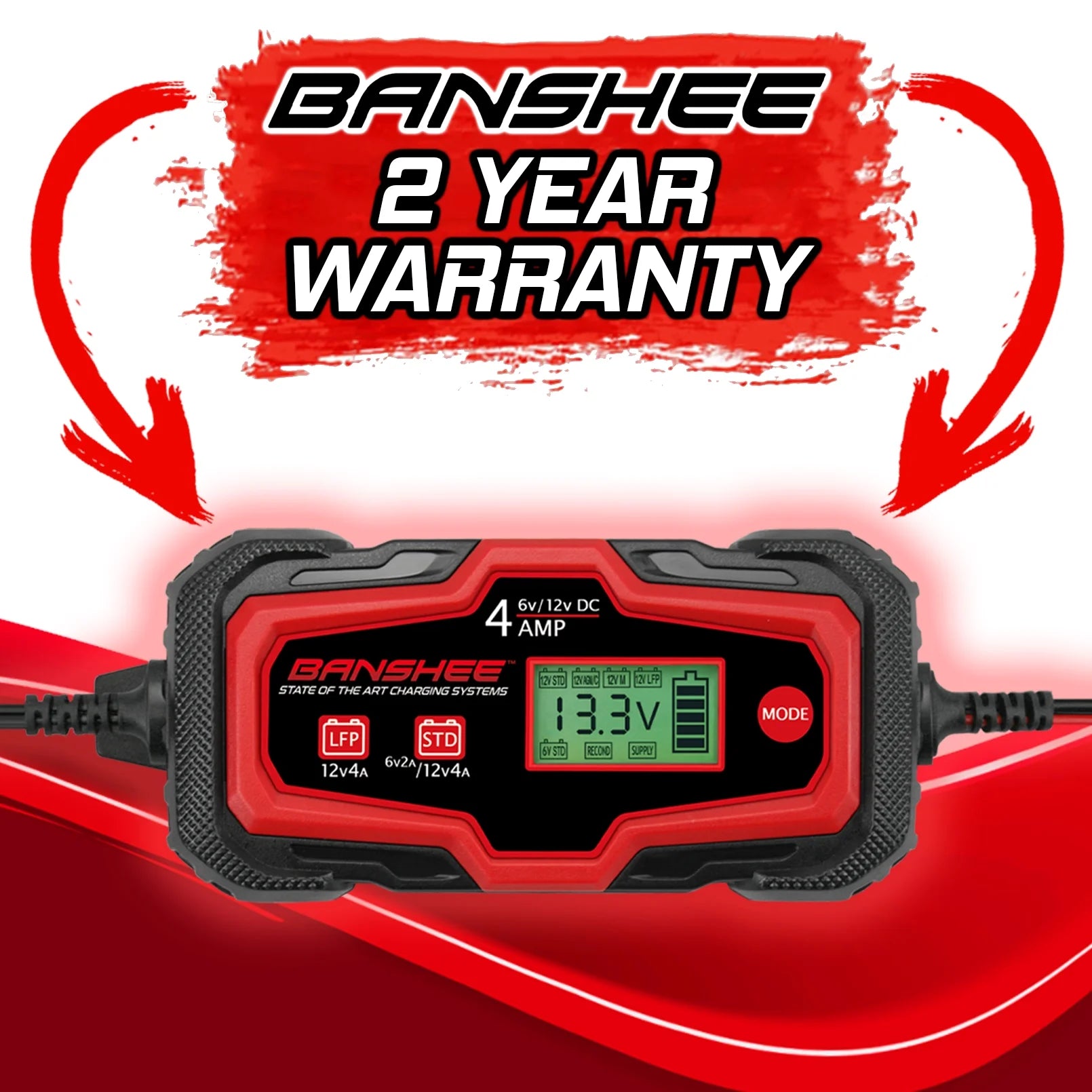 6-12V 6A Smart Car Battery Charger Z855