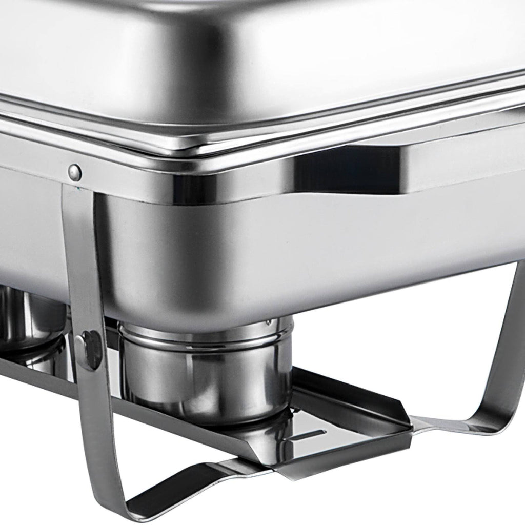 8 Quart Stainless Steel Full Size Chafing Dish Set O477