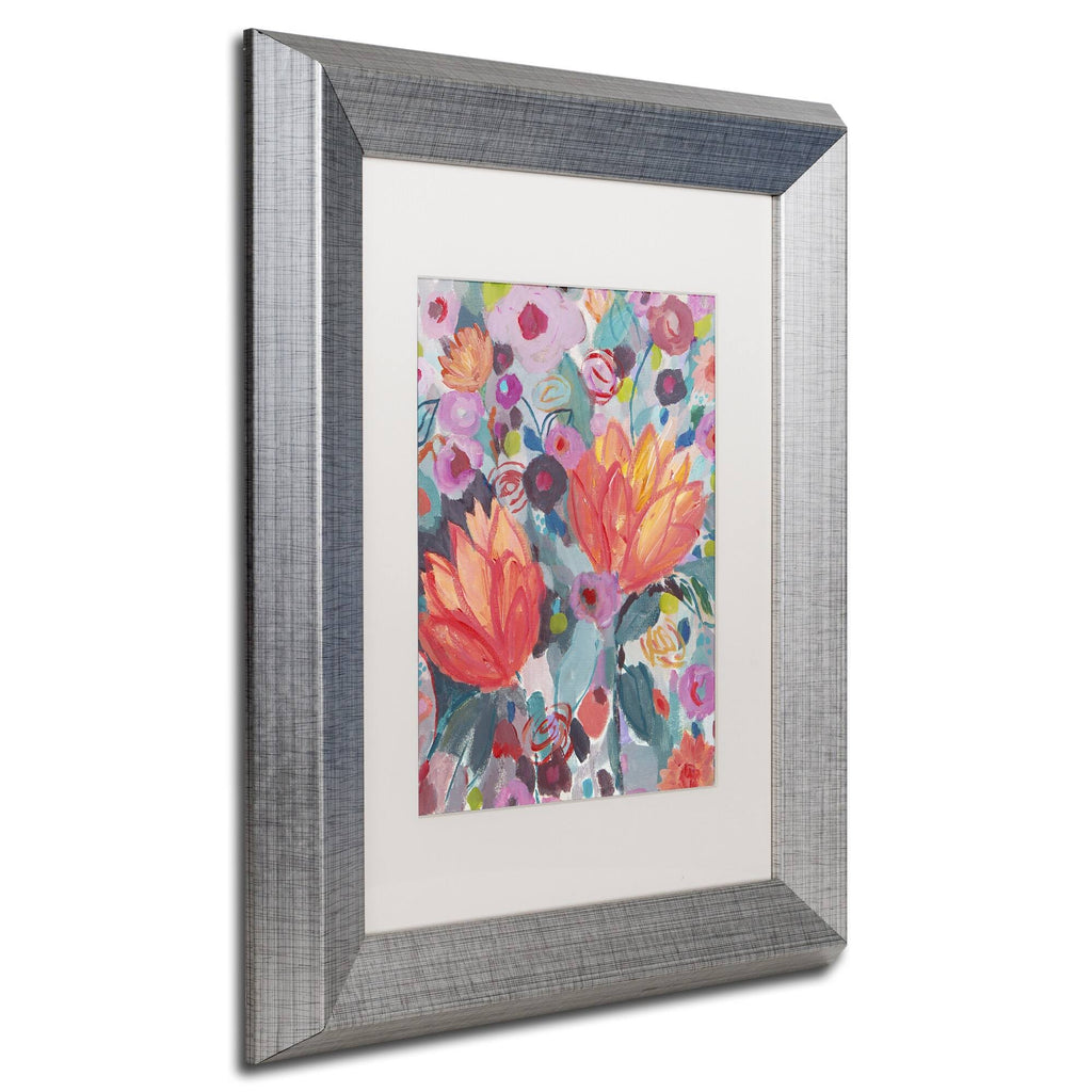 Silver Matted Framed Art Z8851