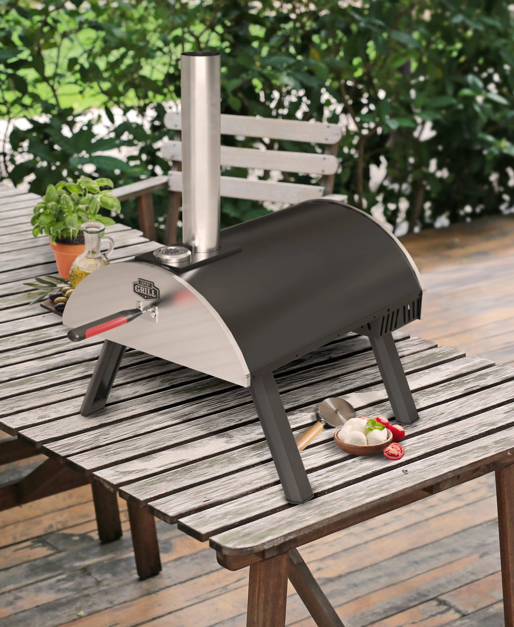 Black Charcoal Pizza Oven R97252