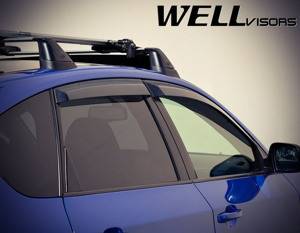 Side Window Visors Rain Guards for 2008-2014 Subaru Impreza / WRX / STI N77135