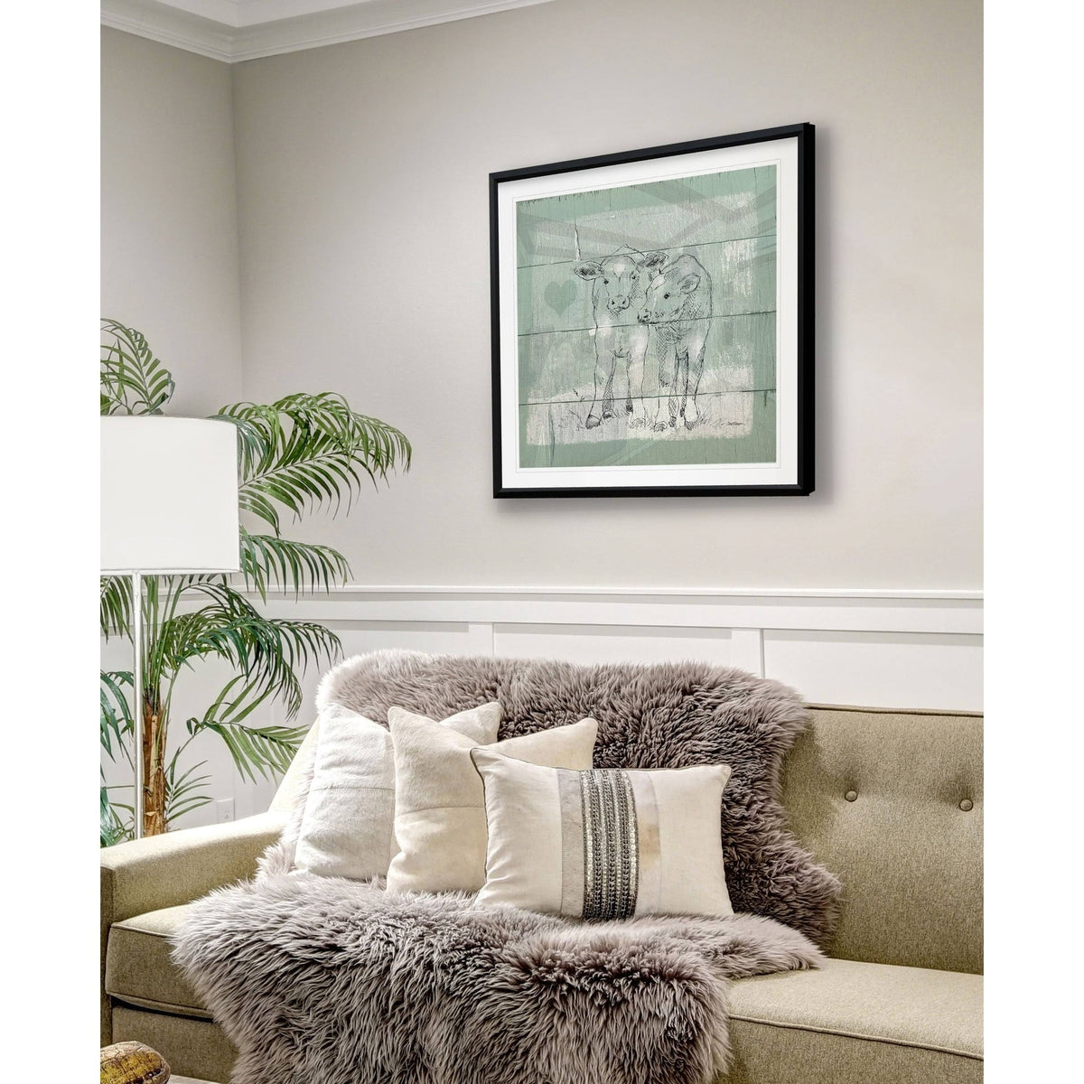 Framed Giclee Print 26x26 T688457