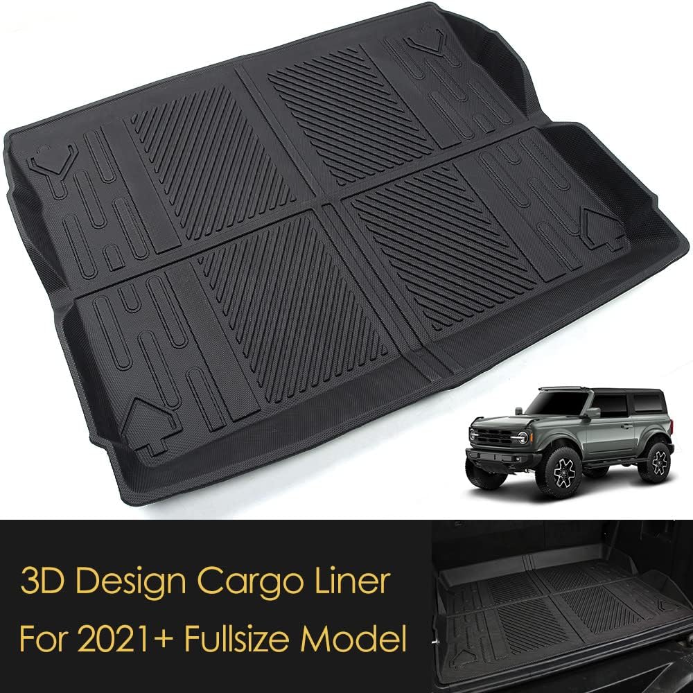 Rear Seat Back Mat Pack of 2 Waterproof Cargo Liner P1747