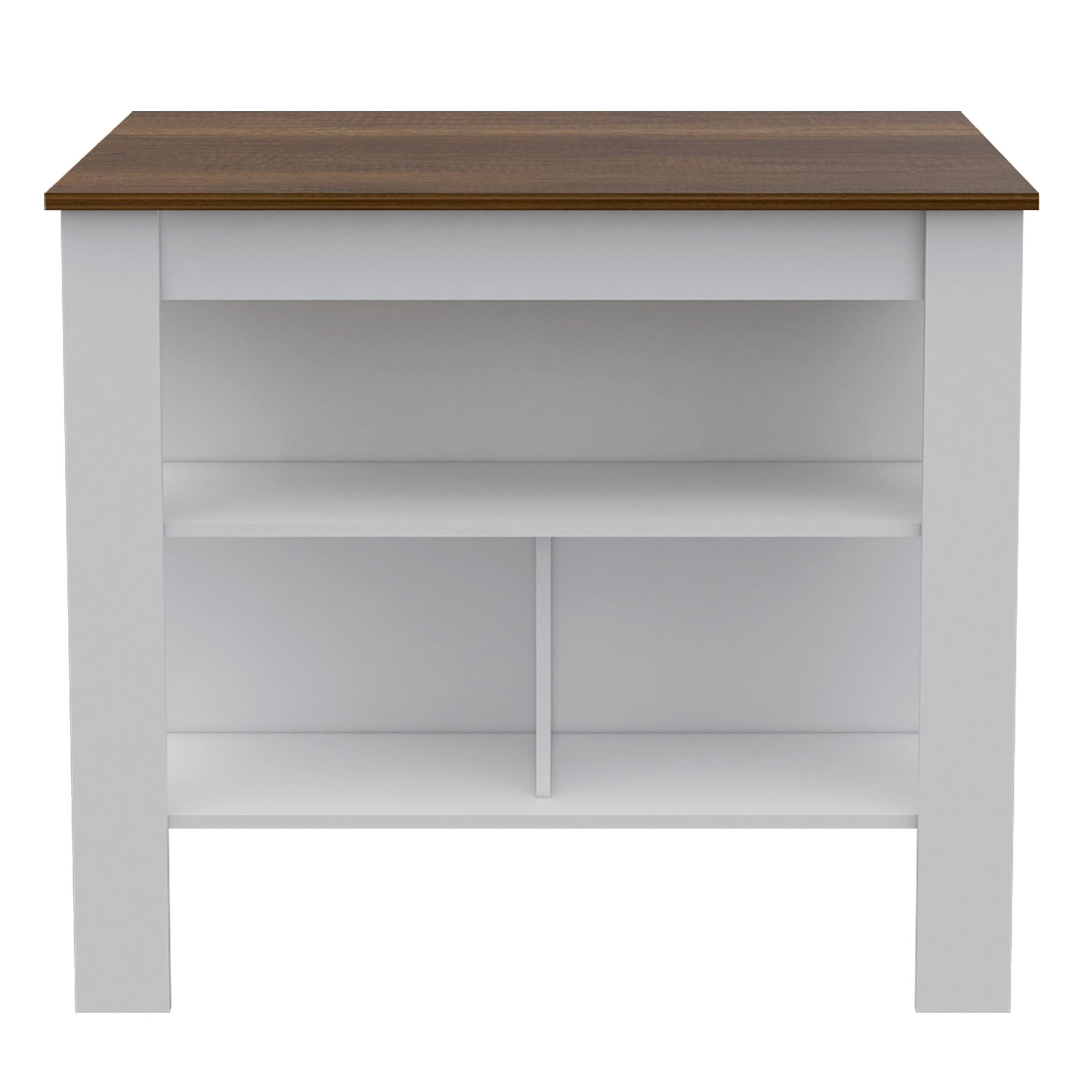 White Light-Oak Kitchen Island N689056