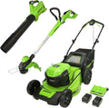 20" Brushless Cordless Push Lawn Mower with 4.0Ah Batteries and Charger G146