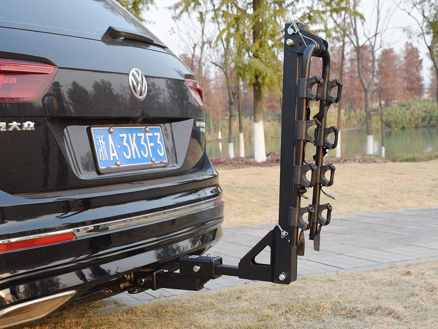 2-inch Receiver Trailer Hitch Extension Riser with Anti-Rattle Bolt Pack of 2 D161