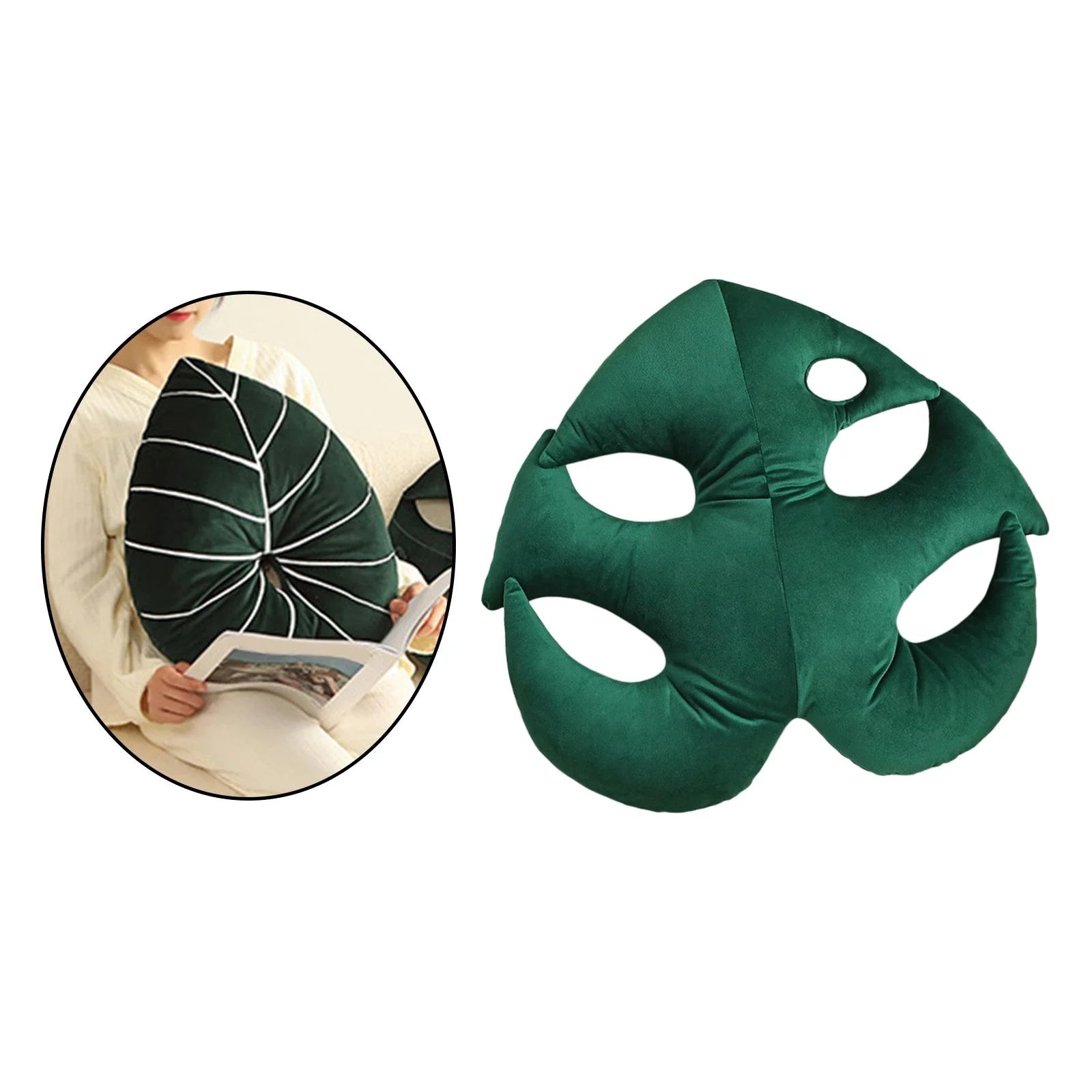 Leaf Throw Pillow Plant Leaves Cushion E567043