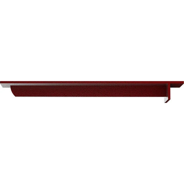 Hammered Bright Red Steel Bracket H25743