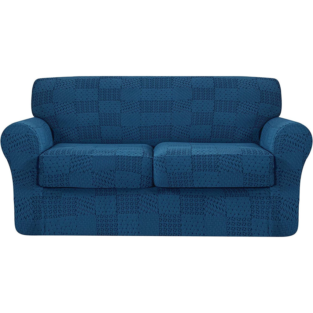 Green Patchwork Pattern Sofa Cover T8961