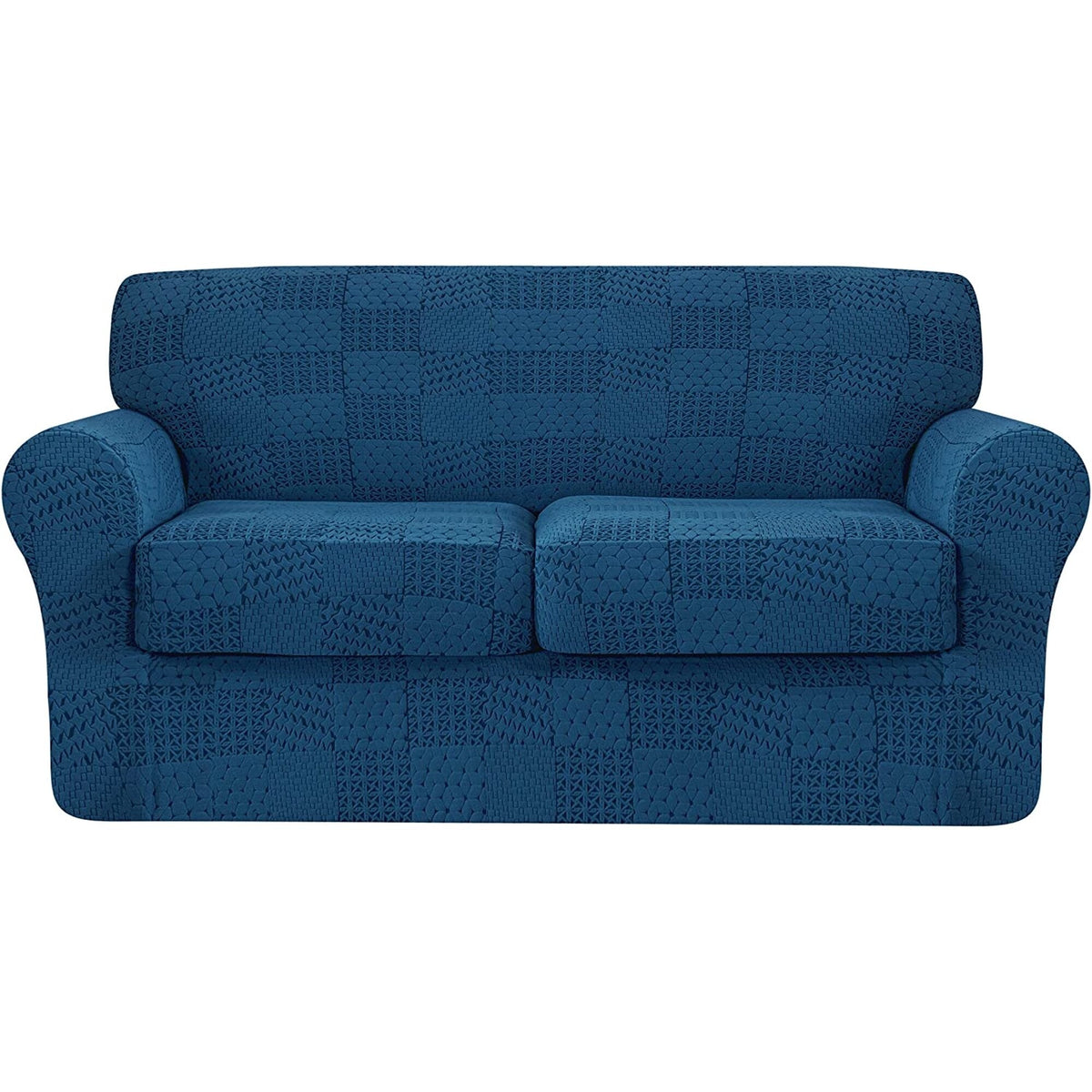 Green Patchwork Pattern Sofa Cover T8961
