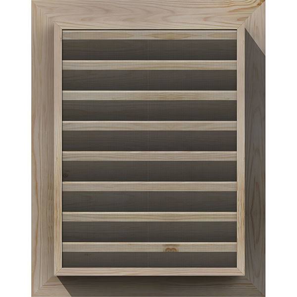 Primed Vertical Gable Vent U3343