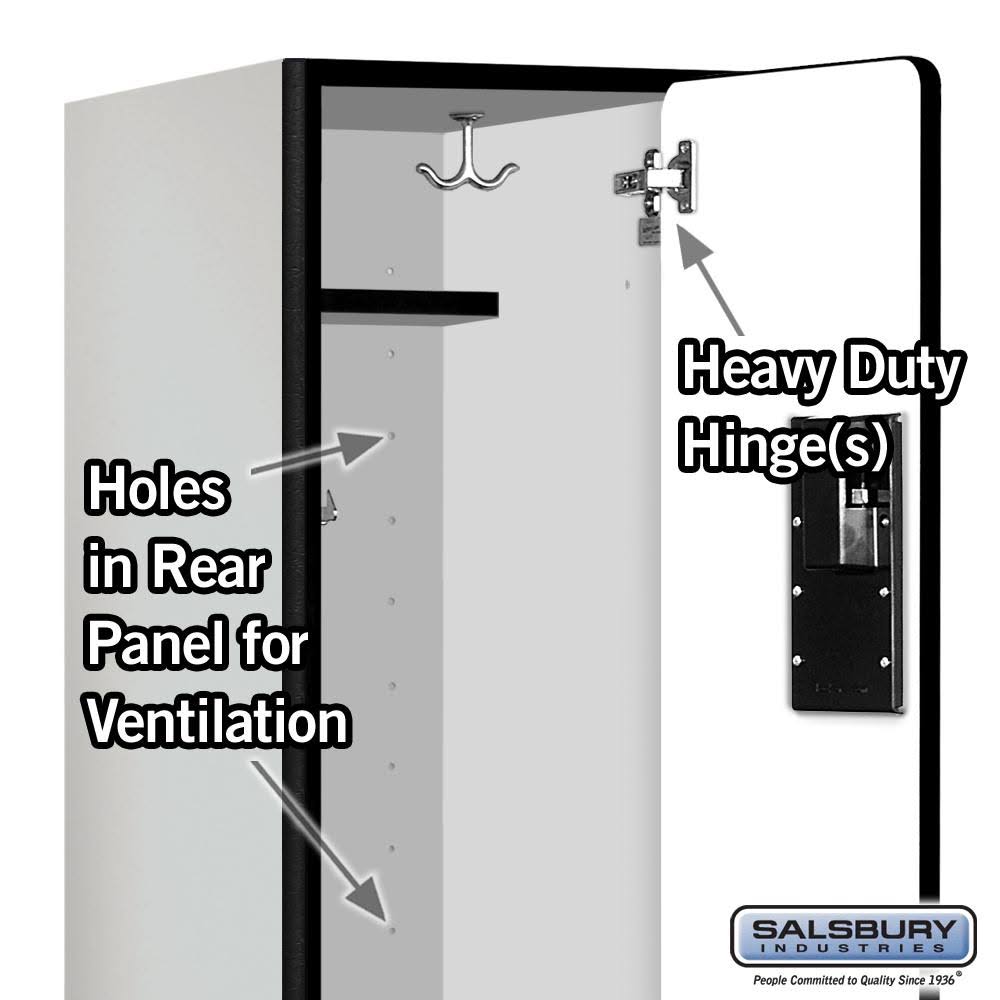 Black Wood Locker K540013