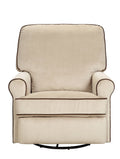 Tan Fabric Swivel Glider Recliner E716286