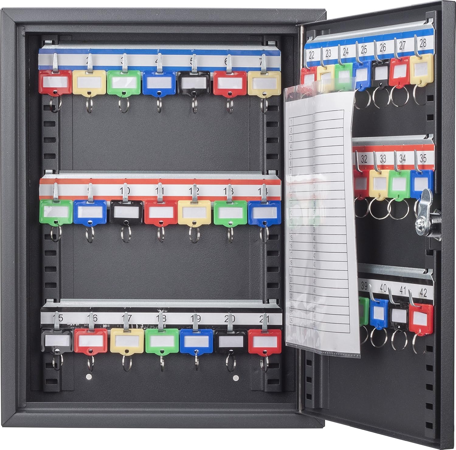 Key Lock Cabinet Lock Box Black S8934