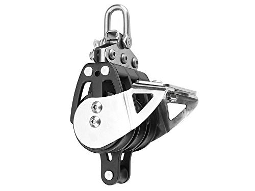 38mm Fixed Triple Adjustable Cam Aluminum Becket Sailing Block L21436