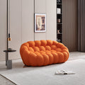 Orange Mesh Fabric Leisure Sofa K50906