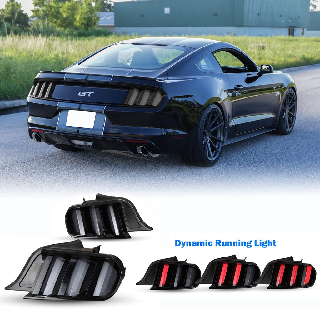 1 Pair LED Tail Light Assembly for Ford Mustang H694
