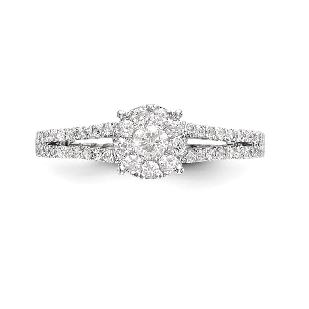 14K White Gold Diamond Ring D80820