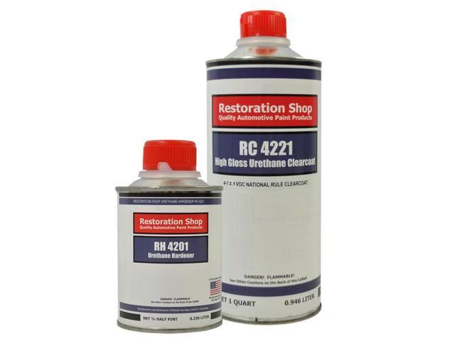 Arctic White Urethane Basecoat Clearcoat Car Paint Kit H766