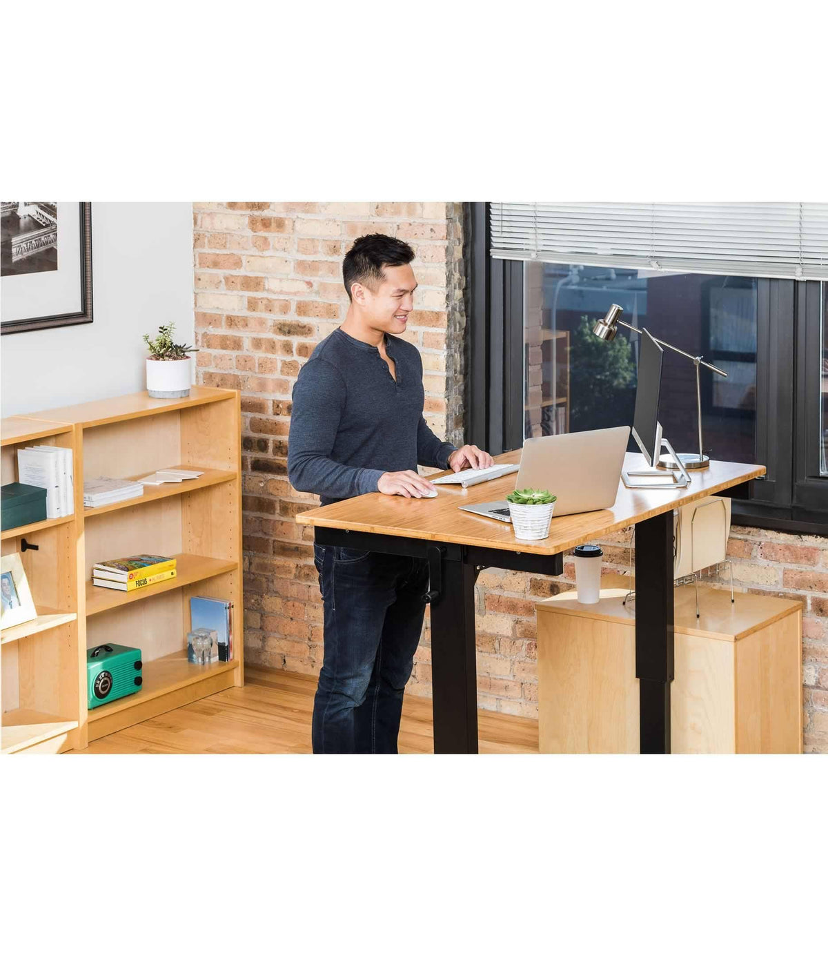 Crank Adjustable Height Standing Desk B65898
