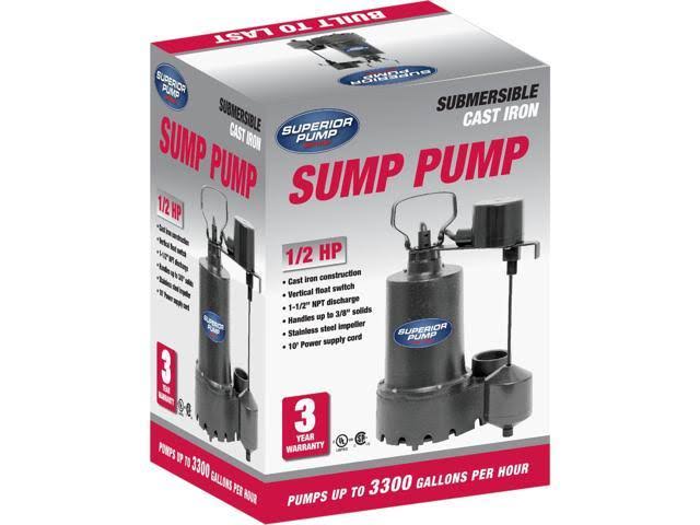 1/2 HP Cast Iron Sump Pump S6330