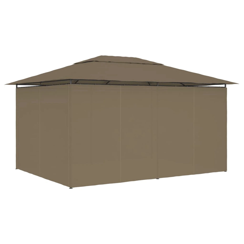 Taupe Garden Marquee with Curtains N31229