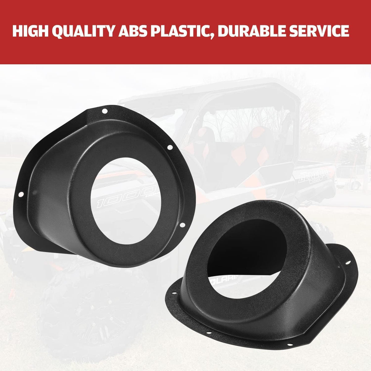 6.5 inch Front Kick Speaker Mount Enclosure Panels (2PCS) V25763