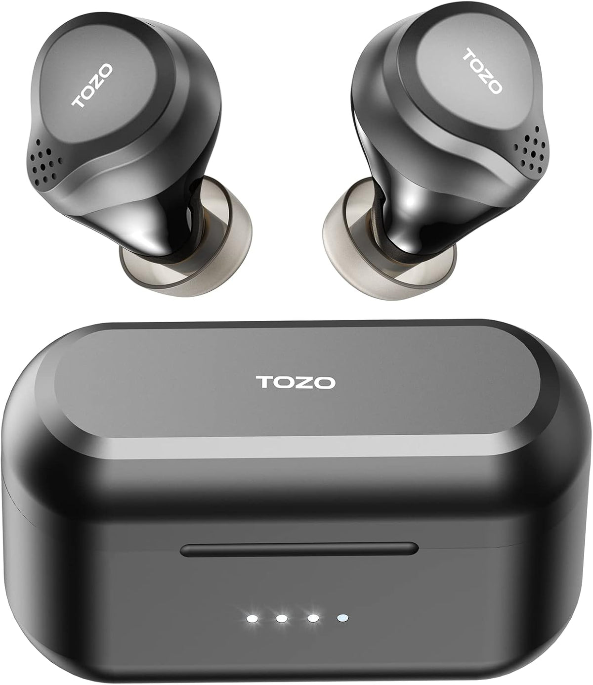 Black Hybrid Active Noise Cancelling Wireless Earbuds E95370