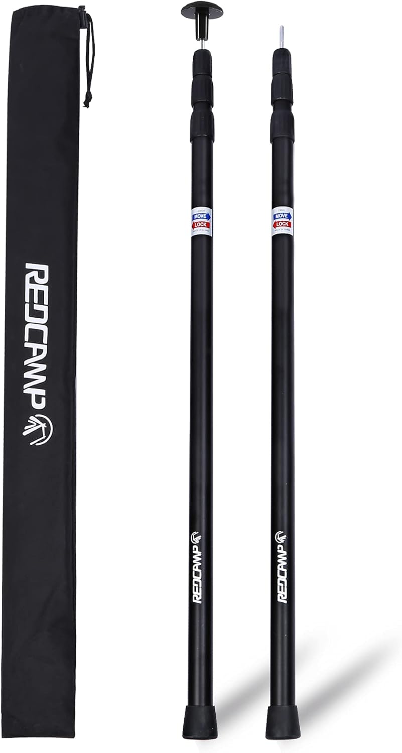 Set of 2 Adjustable Aluminum Tent Poles Y7768