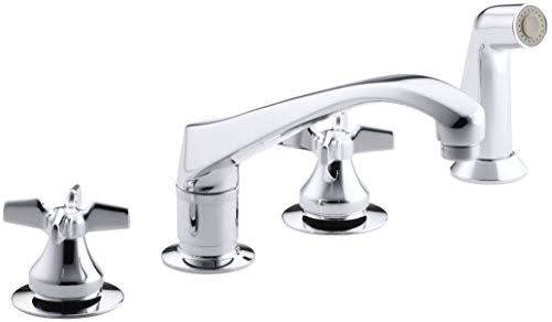 Polished Chrome Kitchen Sink Faucet D6742