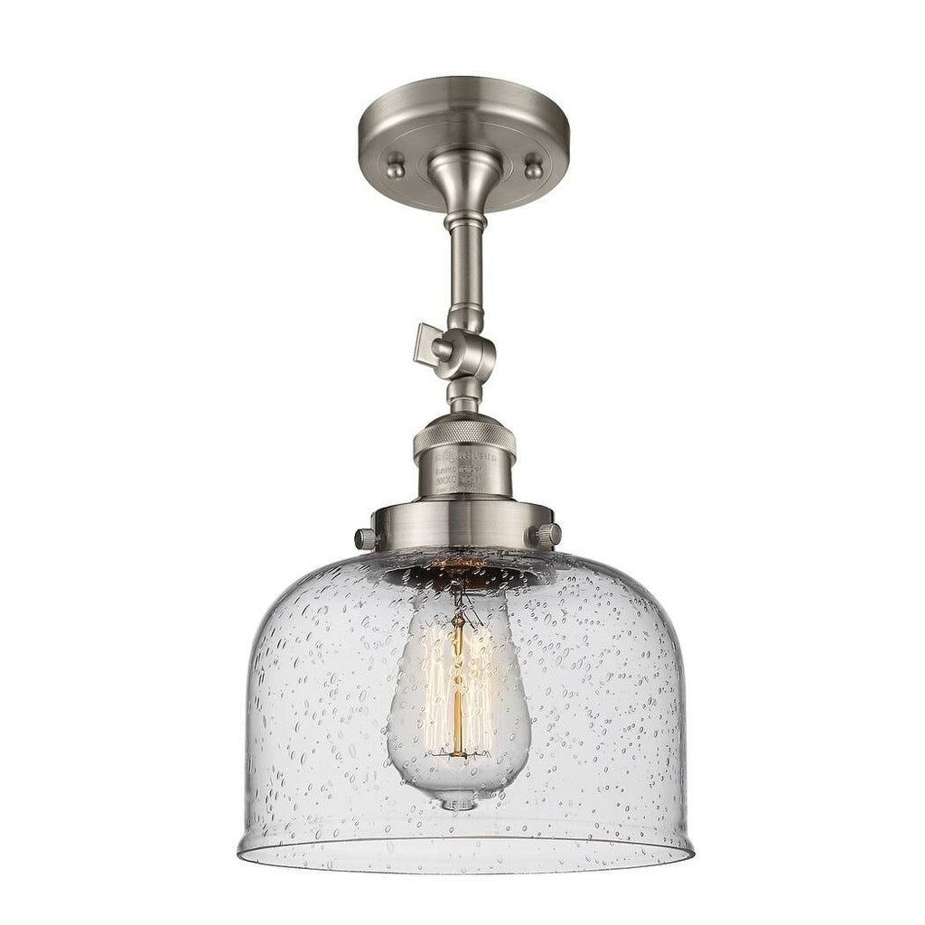 Antique Copper Semi Flush Mount Light F1539