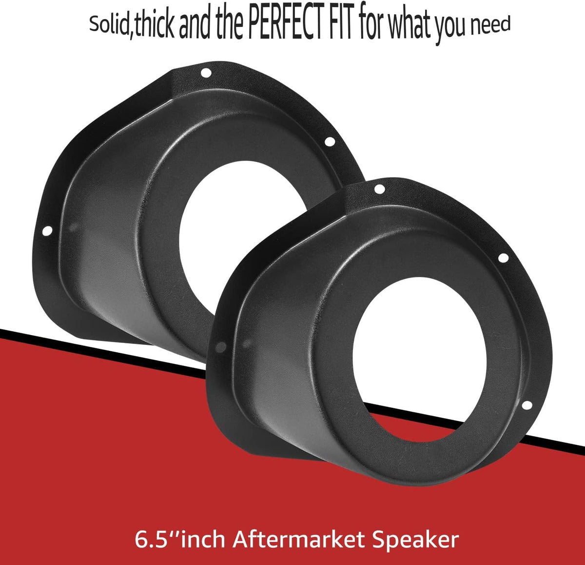 6.5 inch Front Kick Speaker Mount Enclosure Panels (2PCS) V25763