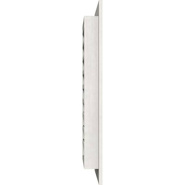 36 inch x 18 inch Primed Western Red Cedar Gable Vent H10778