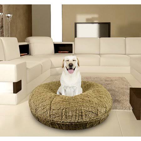 Faux Fur Bagel Pet Bed, Large - 42 inch M627050