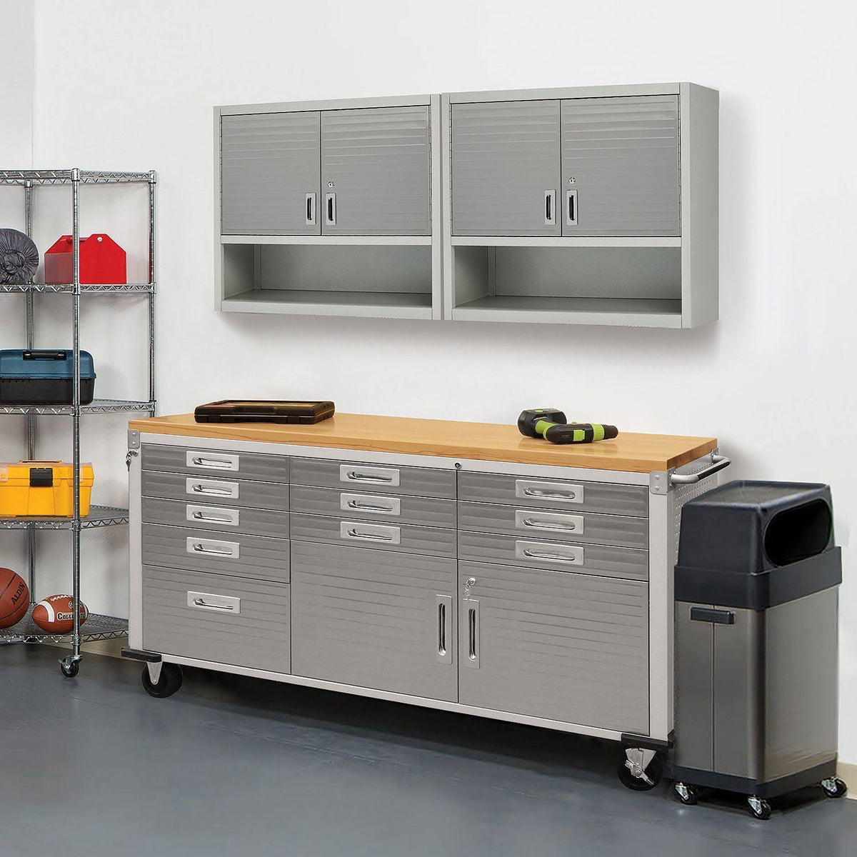 Wall Cabinet with Open Shelf K4697