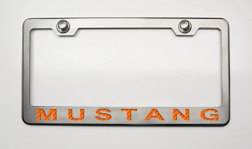 Black License Plate Frame I5967