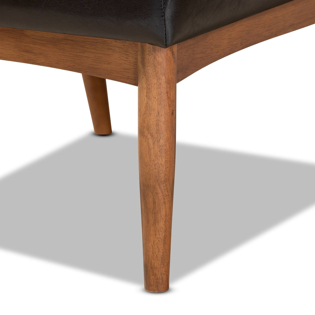 Dark Brown Mid-Century Modern Dining Chair B965