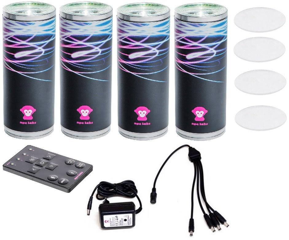 Wireless LED Uplight (Set of 4) J688178